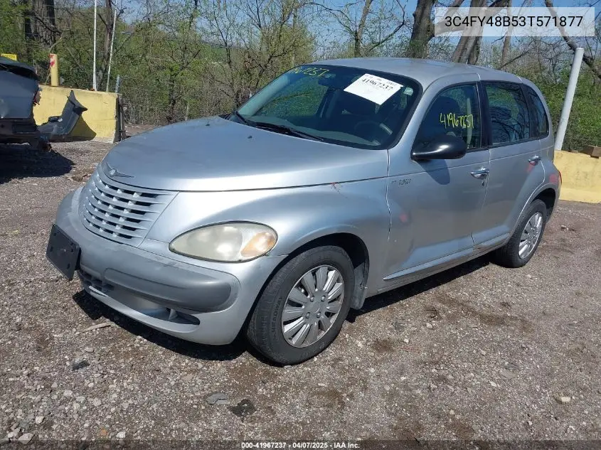 2003 Chrysler Pt Cruiser VIN: 3C4FY48B53T571877 Lot: 41967237