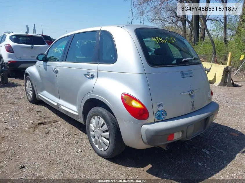 2003 Chrysler Pt Cruiser VIN: 3C4FY48B53T571877 Lot: 41967237