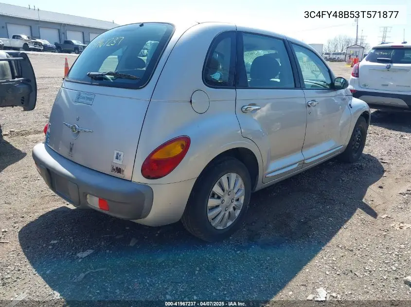 2003 Chrysler Pt Cruiser VIN: 3C4FY48B53T571877 Lot: 41967237