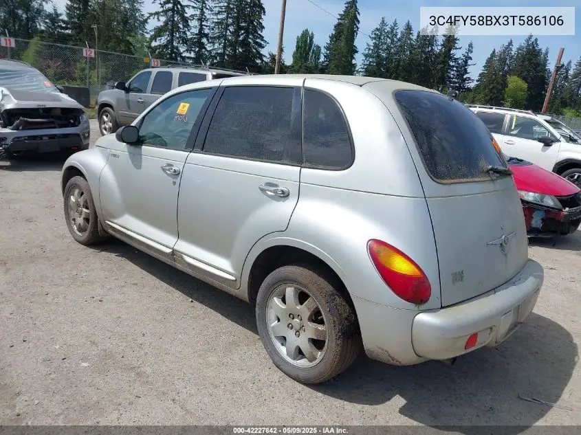 2003 Chrysler Pt Cruiser Touring VIN: 3C4FY58BX3T586106 Lot: 42227842