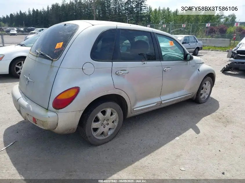 2003 Chrysler Pt Cruiser Touring VIN: 3C4FY58BX3T586106 Lot: 42227842