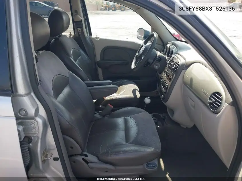 2003 Chrysler Pt Cruiser Limited VIN: 3C8FY68BX3T526136 Lot: 42580464
