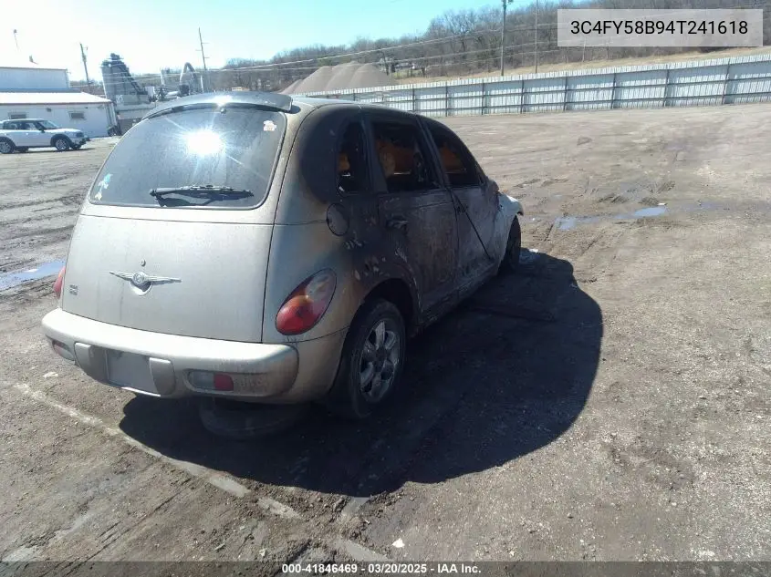 2004 Chrysler Pt Cruiser Touring VIN: 3C4FY58B94T241618 Lot: 41846469