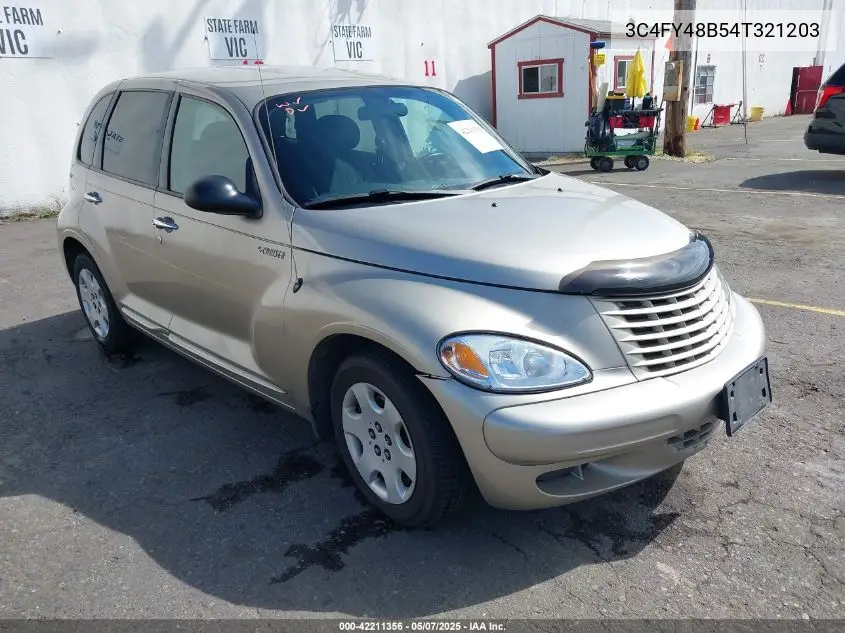 2004 Chrysler Pt Cruiser VIN: 3C4FY48B54T321203 Lot: 42211356