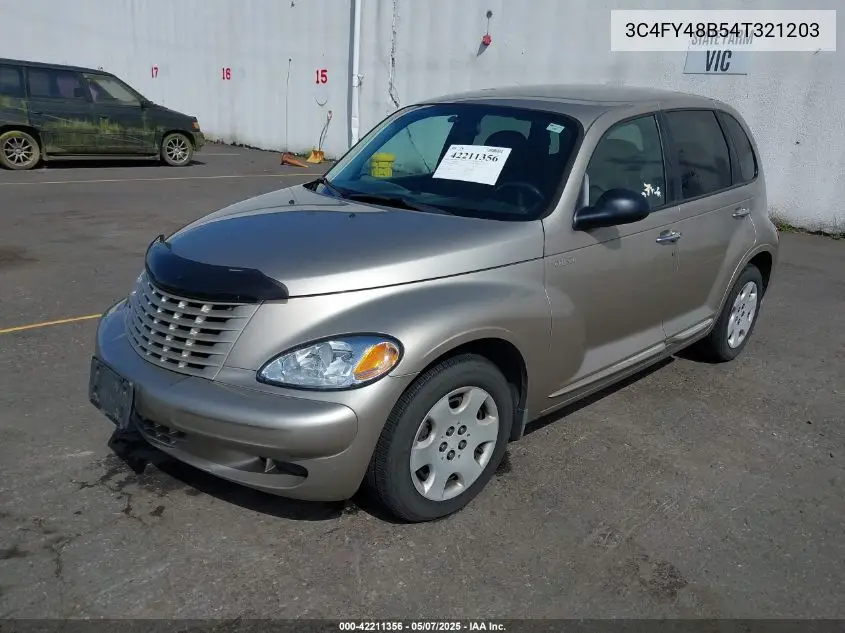 2004 Chrysler Pt Cruiser VIN: 3C4FY48B54T321203 Lot: 42211356