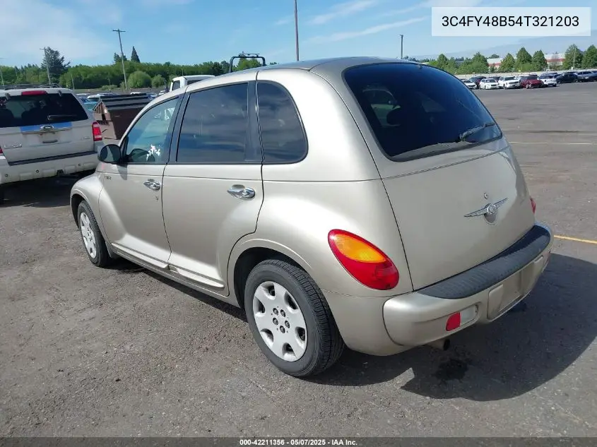 2004 Chrysler Pt Cruiser VIN: 3C4FY48B54T321203 Lot: 42211356