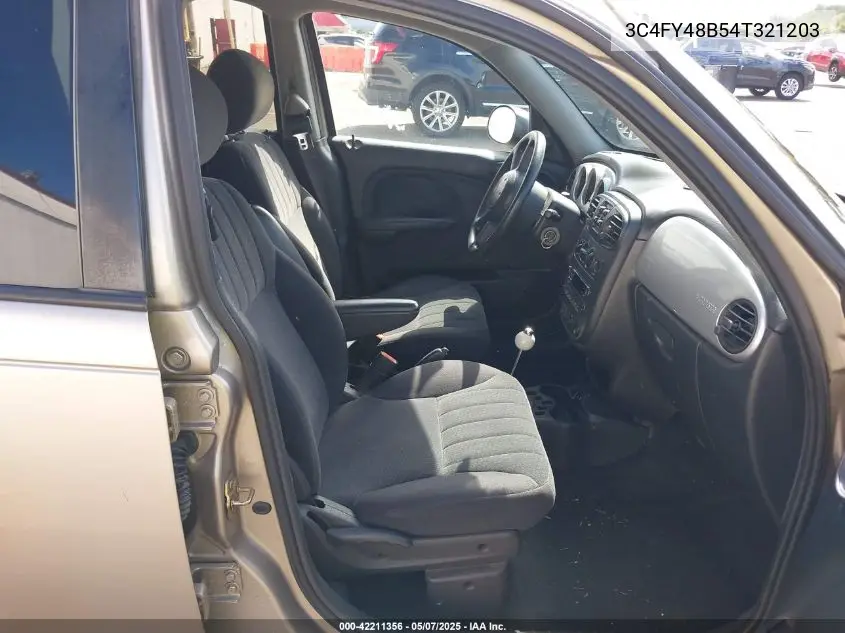 2004 Chrysler Pt Cruiser VIN: 3C4FY48B54T321203 Lot: 42211356