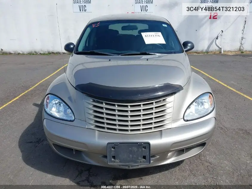 2004 Chrysler Pt Cruiser VIN: 3C4FY48B54T321203 Lot: 42211356