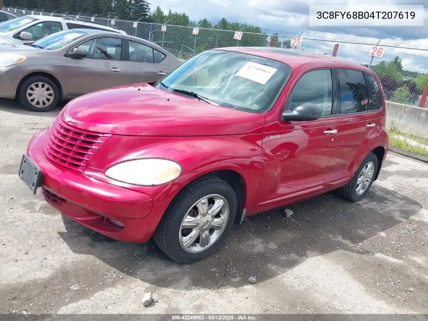 2004 Chrysler Pt Cruiser Limited VIN: 3C8FY68B04T207619 Lot: 42249963