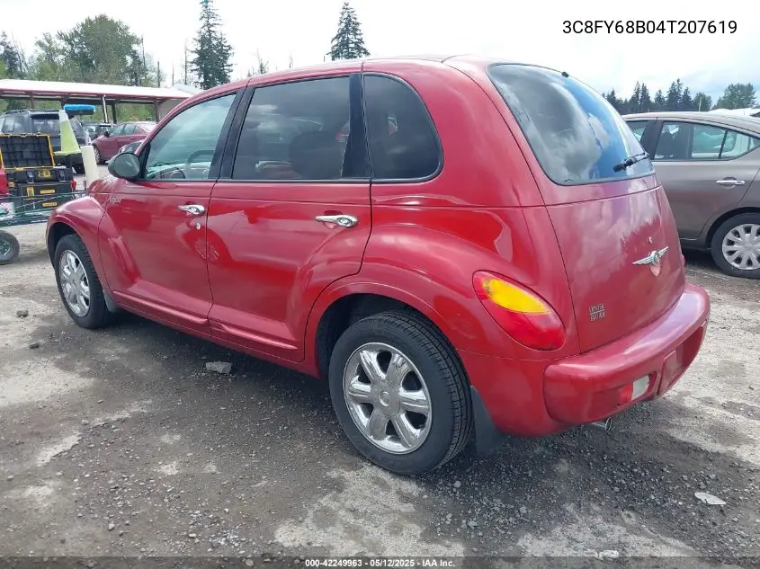 2004 Chrysler Pt Cruiser Limited VIN: 3C8FY68B04T207619 Lot: 42249963