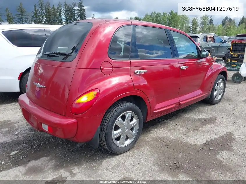 2004 Chrysler Pt Cruiser Limited VIN: 3C8FY68B04T207619 Lot: 42249963