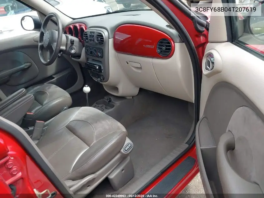 2004 Chrysler Pt Cruiser Limited VIN: 3C8FY68B04T207619 Lot: 42249963