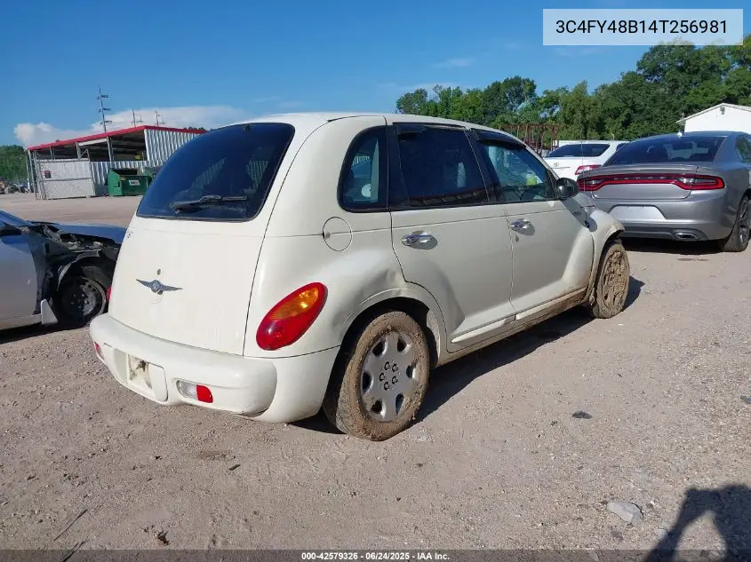 2004 Chrysler Pt Cruiser VIN: 3C4FY48B14T256981 Lot: 42579326