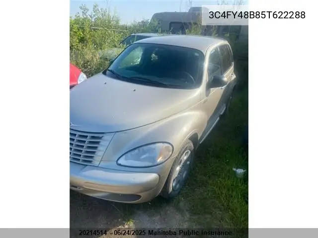 2005 Chrysler Pt Cruiser VIN: 3C4FY48B85T622288 Lot: 20214514