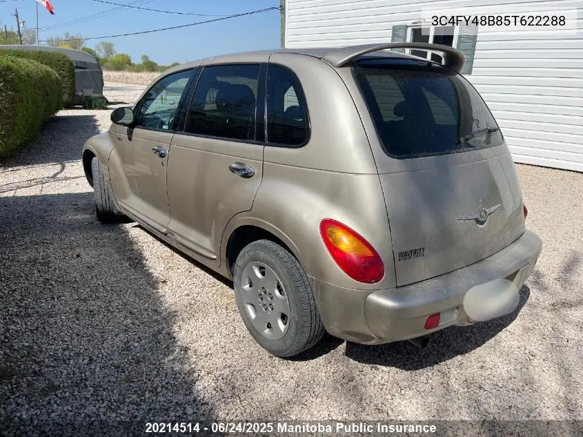 2005 Chrysler Pt Cruiser VIN: 3C4FY48B85T622288 Lot: 20214514