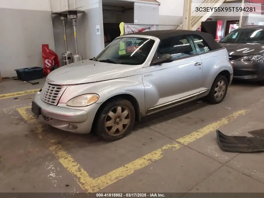 2005 Chrysler Pt Cruiser Touring VIN: 3C3EY55X95T594281 Lot: 41818952