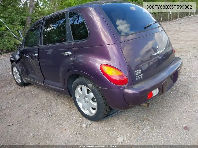 2005 Chrysler Pt Cruiser Limited VIN: 3C8FY68BX5T599302 Lot: 42176670