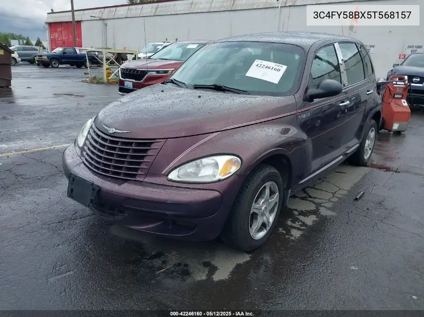 2005 Chrysler Pt Cruiser Touring VIN: 3C4FY58BX5T568157 Lot: 42246160