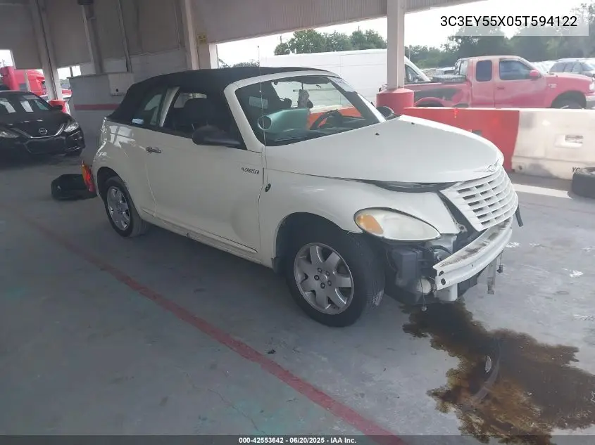 2005 Chrysler Pt Cruiser Touring VIN: 3C3EY55X05T594122 Lot: 42553642