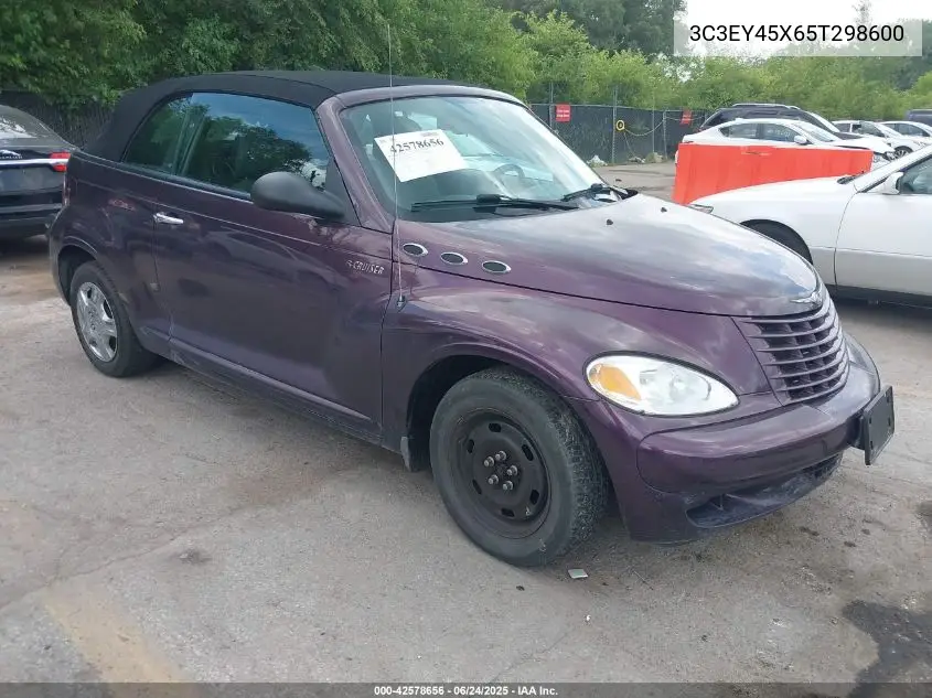2005 Chrysler Pt Cruiser VIN: 3C3EY45X65T298600 Lot: 42578656