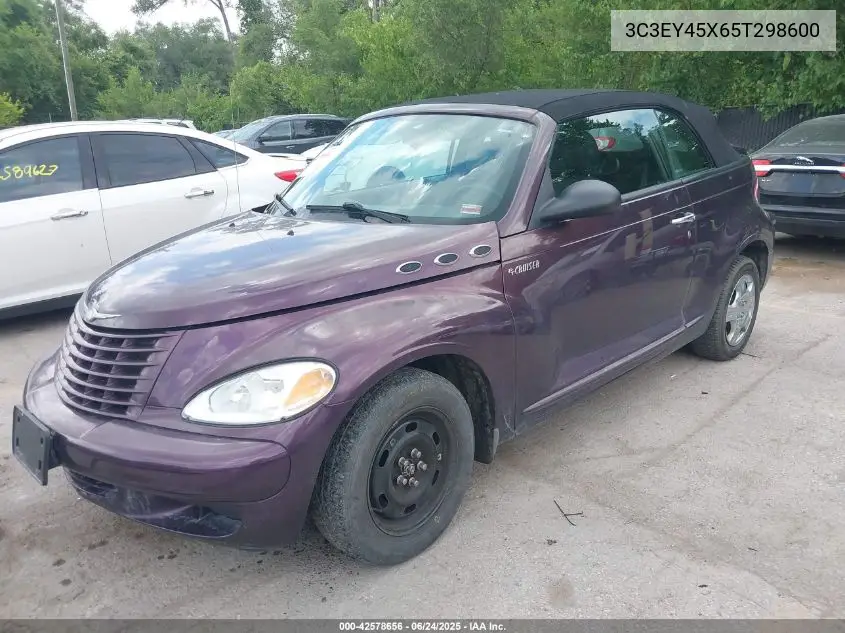 2005 Chrysler Pt Cruiser VIN: 3C3EY45X65T298600 Lot: 42578656