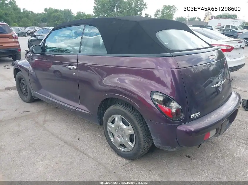 2005 Chrysler Pt Cruiser VIN: 3C3EY45X65T298600 Lot: 42578656