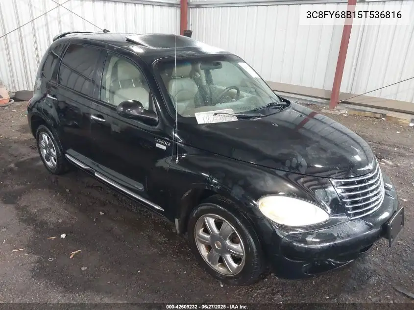 2005 Chrysler Pt Cruiser Limited VIN: 3C8FY68B15T536816 Lot: 42609232