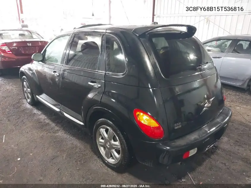2005 Chrysler Pt Cruiser Limited VIN: 3C8FY68B15T536816 Lot: 42609232