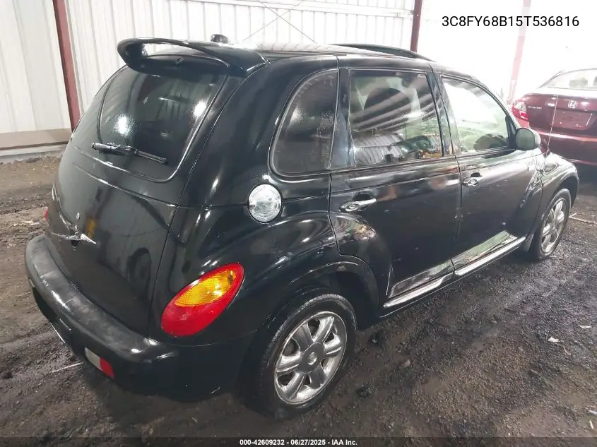 2005 Chrysler Pt Cruiser Limited VIN: 3C8FY68B15T536816 Lot: 42609232