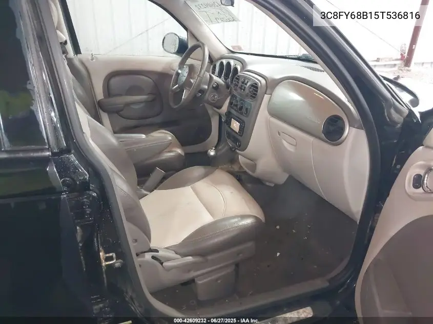 2005 Chrysler Pt Cruiser Limited VIN: 3C8FY68B15T536816 Lot: 42609232