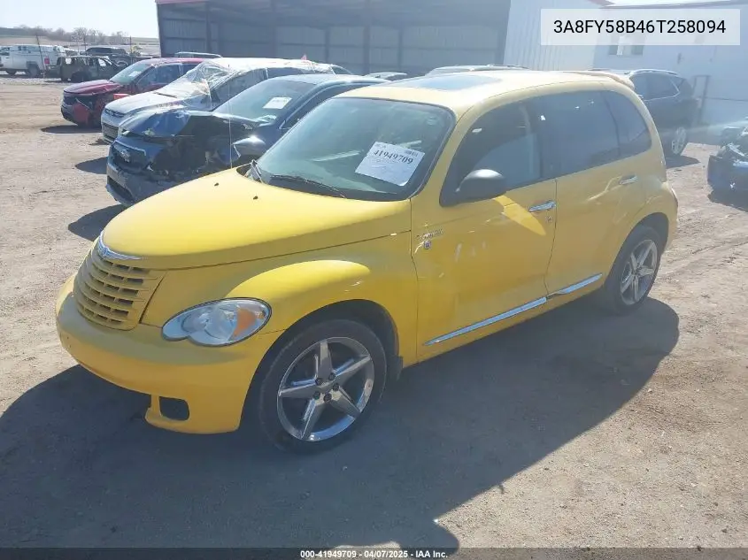 2006 Chrysler Pt Cruiser Touring VIN: 3A8FY58B46T258094 Lot: 41949709