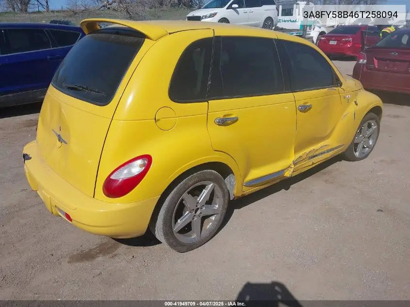 2006 Chrysler Pt Cruiser Touring VIN: 3A8FY58B46T258094 Lot: 41949709