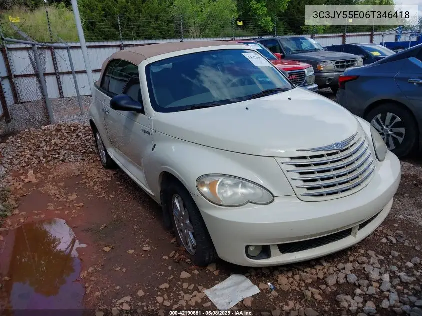 2006 Chrysler Pt Cruiser Touring VIN: 3C3JY55E06T346418 Lot: 42190681