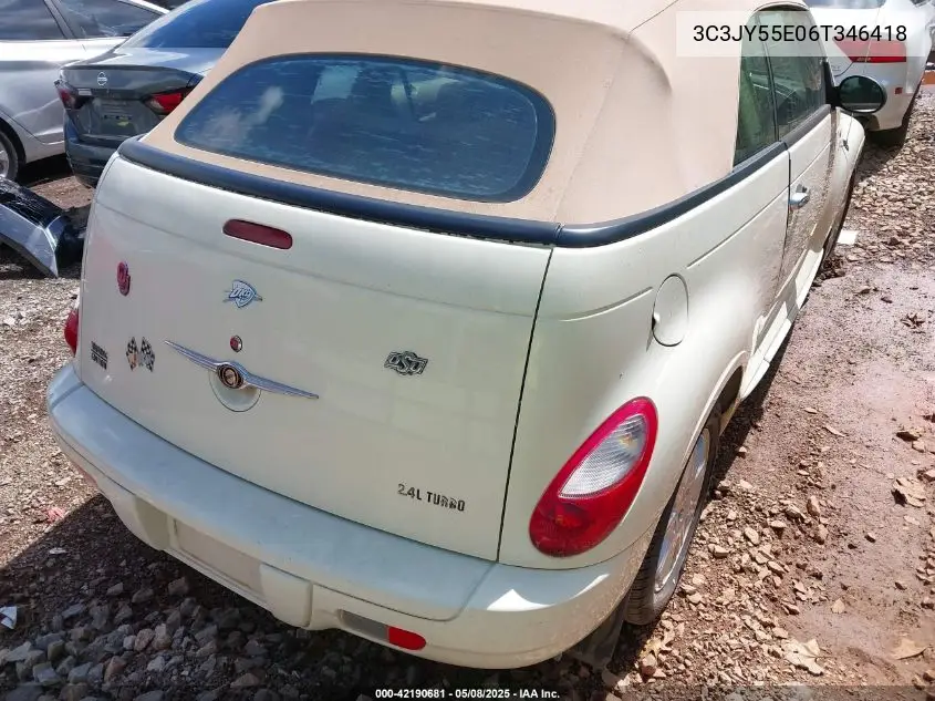 2006 Chrysler Pt Cruiser Touring VIN: 3C3JY55E06T346418 Lot: 42190681