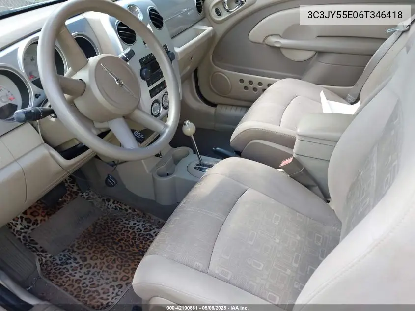 2006 Chrysler Pt Cruiser Touring VIN: 3C3JY55E06T346418 Lot: 42190681