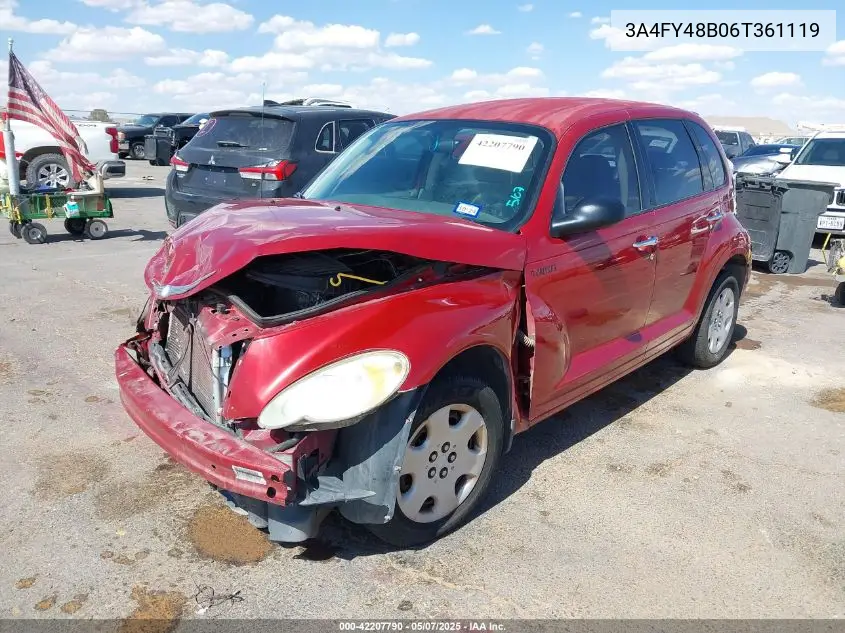2006 Chrysler Pt Cruiser VIN: 3A4FY48B06T361119 Lot: 42207790