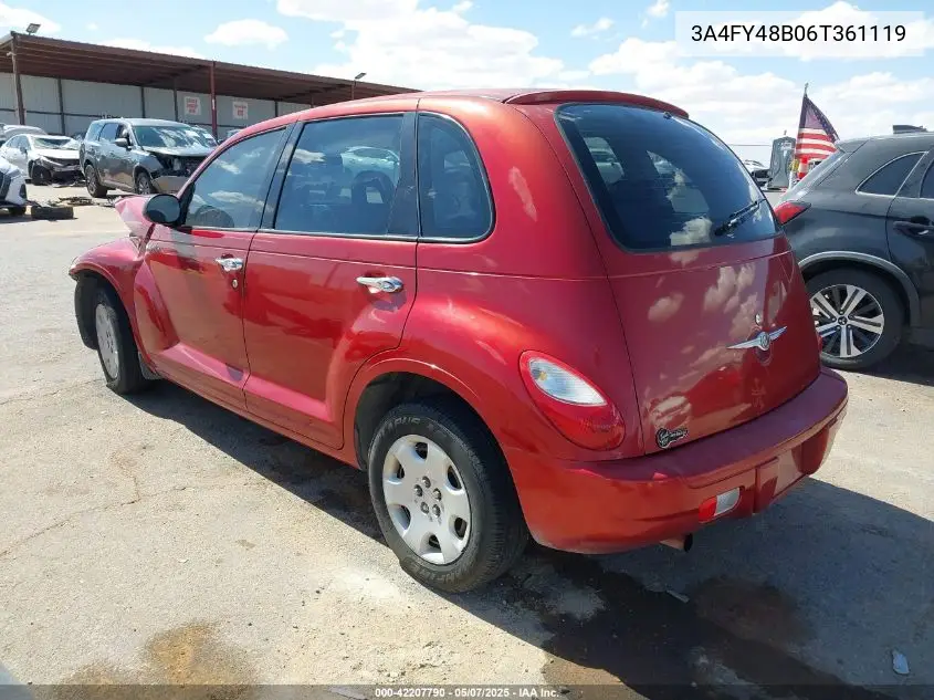 2006 Chrysler Pt Cruiser VIN: 3A4FY48B06T361119 Lot: 42207790