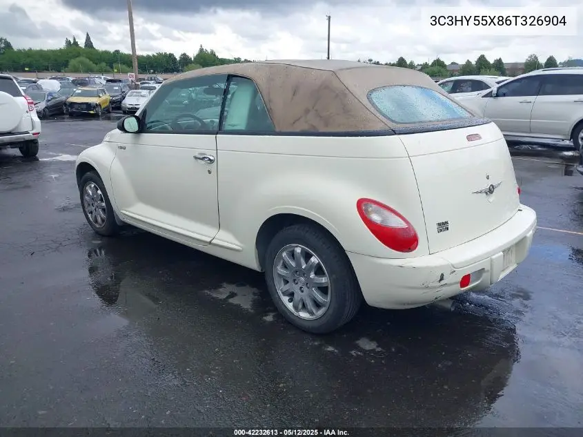 2006 Chrysler Pt Cruiser Touring VIN: 3C3HY55X86T326904 Lot: 42232613
