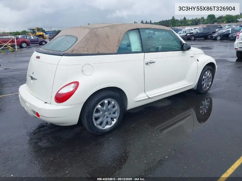 2006 Chrysler Pt Cruiser Touring VIN: 3C3HY55X86T326904 Lot: 42232613
