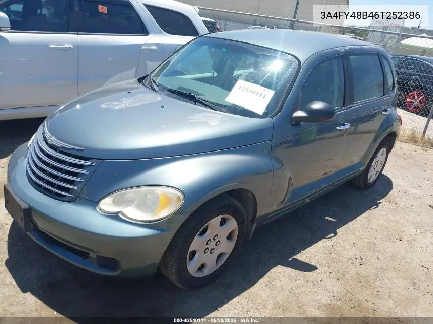 2006 Chrysler Pt Cruiser VIN: 3A4FY48B46T252386 Lot: 42540111