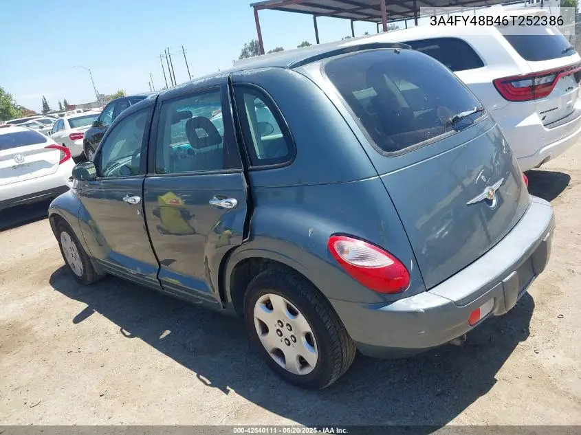 2006 Chrysler Pt Cruiser VIN: 3A4FY48B46T252386 Lot: 42540111