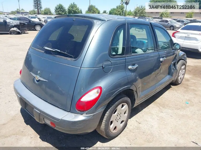 2006 Chrysler Pt Cruiser VIN: 3A4FY48B46T252386 Lot: 42540111