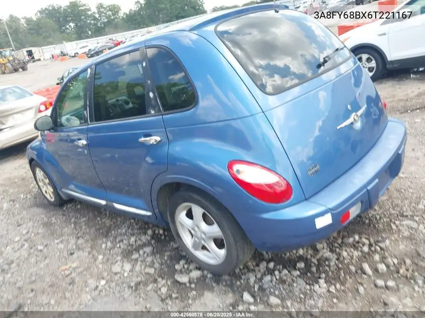 2006 Chrysler Pt Cruiser Limited VIN: 3A8FY68BX6T221167 Lot: 42560578