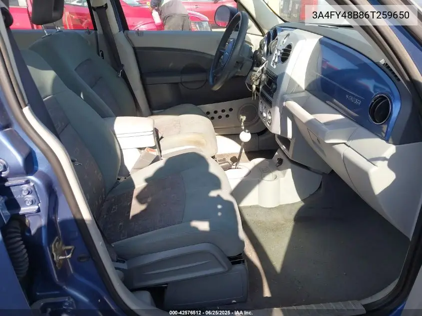 2006 Chrysler Pt Cruiser VIN: 3A4FY48B86T259650 Lot: 42576512