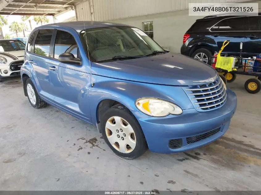 2006 Chrysler Pt Cruiser VIN: 3A4FY48B06T321526 Lot: 42606717