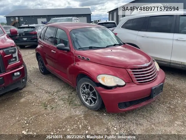 2007 Chrysler Pt Cruiser VIN: 3A4FY48B97T572594 Lot: 20210076
