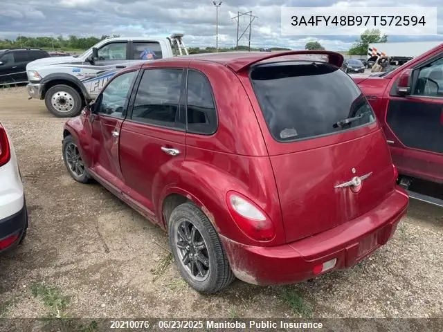 2007 Chrysler Pt Cruiser VIN: 3A4FY48B97T572594 Lot: 20210076