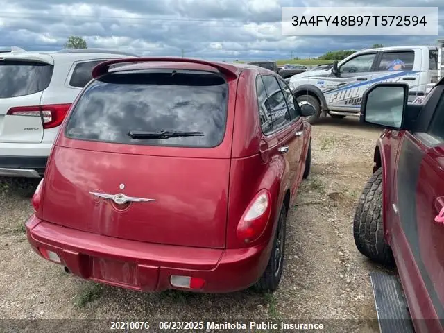 2007 Chrysler Pt Cruiser VIN: 3A4FY48B97T572594 Lot: 20210076