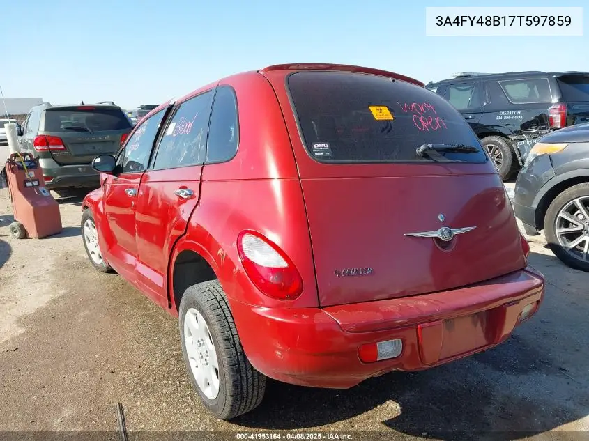 2007 Chrysler Pt Cruiser VIN: 3A4FY48B17T597859 Lot: 41953164