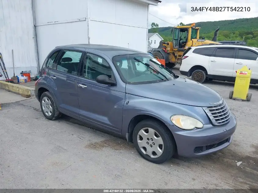 2007 Chrysler Pt Cruiser VIN: 3A4FY48B27T542210 Lot: 42168132